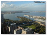 Sydney - Aussicht nach Osten vom Sydney Tower