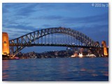 Sydney - Harbour Bridge bei Nacht