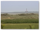 Westerhever Leuchtturm vom Strand von St Peter Ording