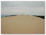 Auf der "Dune de Pilat", der größten Sanddüne Europas