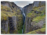 Glymur Wasserfall, der höste Wasserfall in Island.