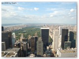 View over Central Park from Rockefeller Center