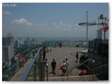 Singapur - Aussichtsplattform des Marina Bay Sands Hotel