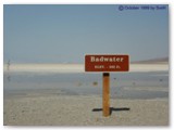 Death Valley - Badwater 85,5m unter'm Meeresspiegel